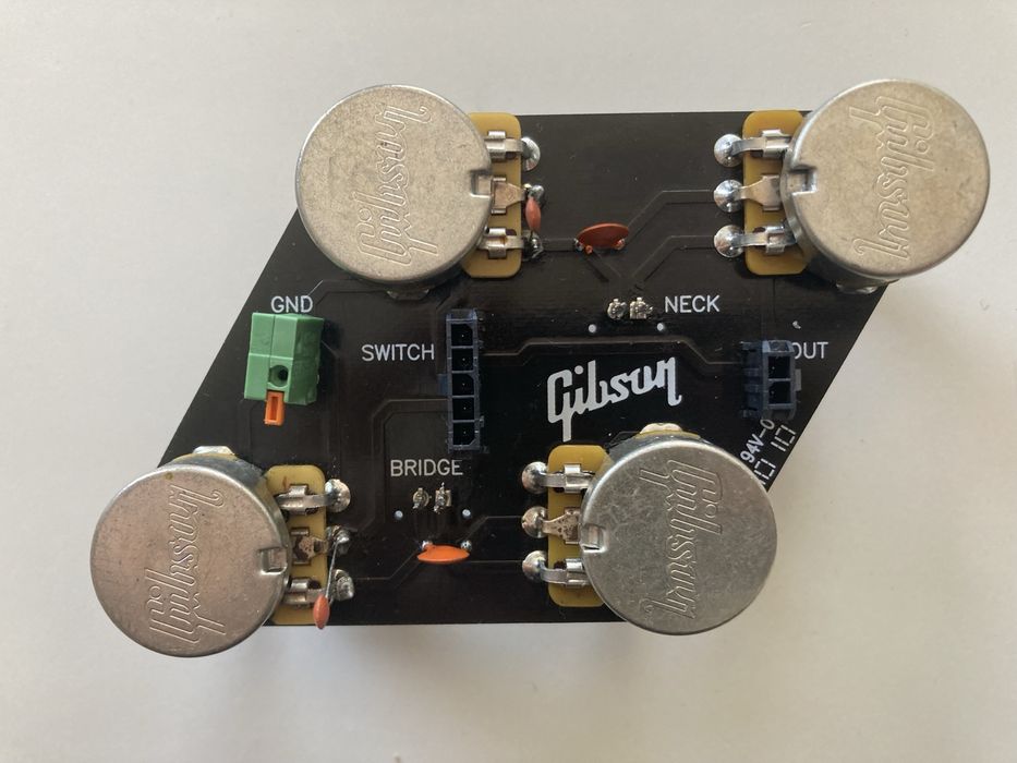 PCB Gibson Les Paul płyta elektroniki z potencjometrami