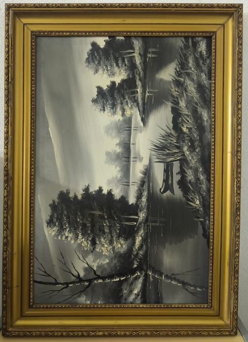 Hand-painted canvas