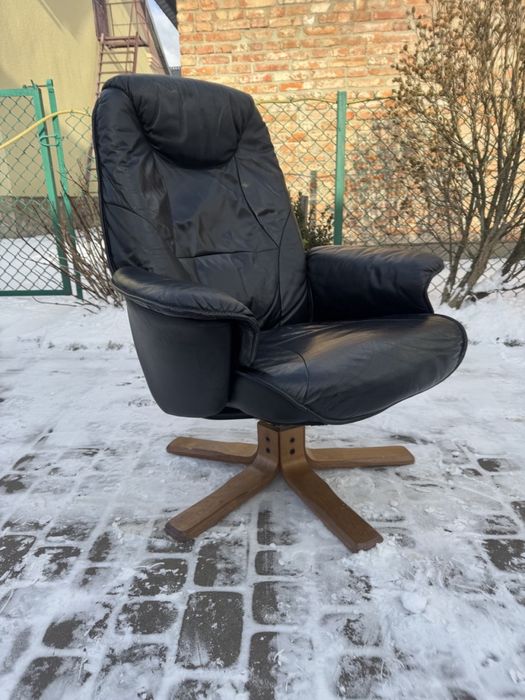 Крісло реклайнер шкіряне (00139,00140) крімло релакс