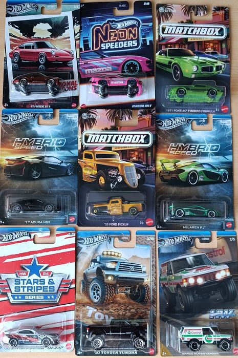 Hot Wheels Premium, Toyota, Porsche, BMW