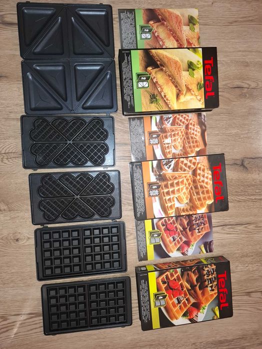 Plytki do gofrownicy tefal snack collection.