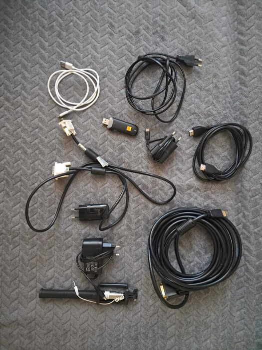 Zestaw mix elektroniki/kabli