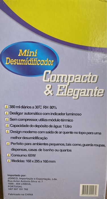 Mini Desumidificador ELECTRIC