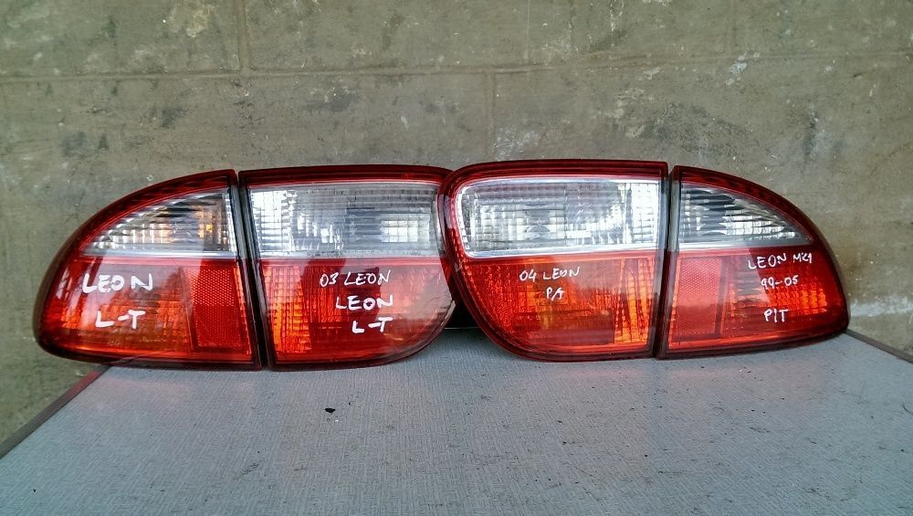 komplet lamp tyl seat leon mk1