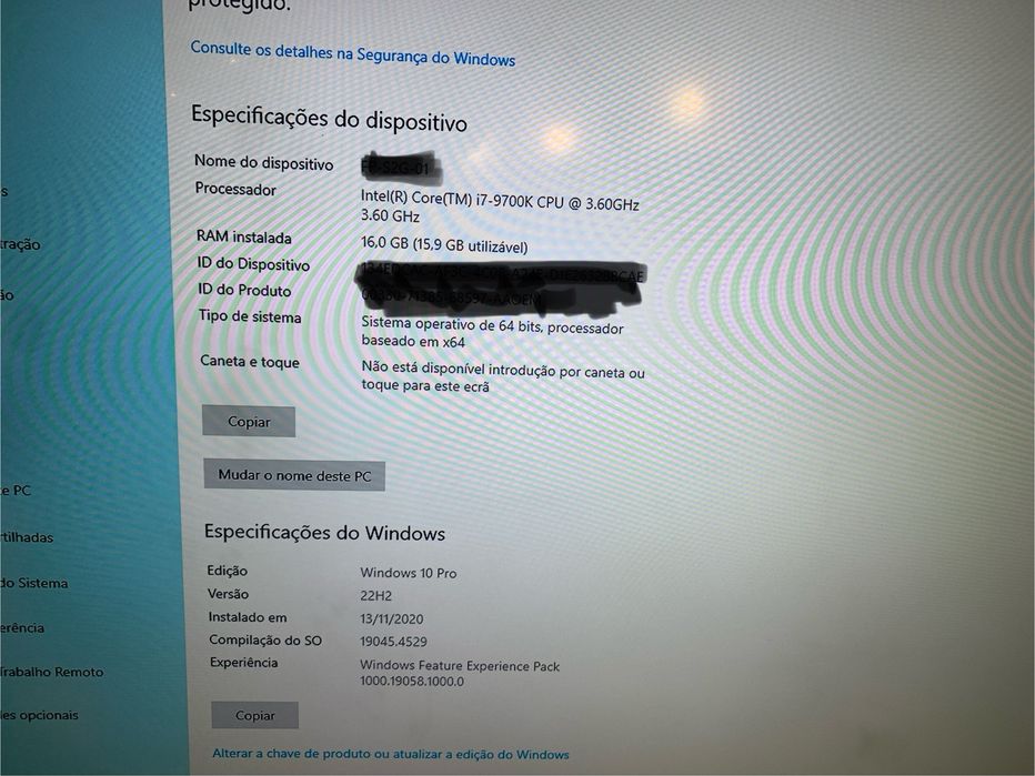 PC Compacto i7-9700K 16GB RAM