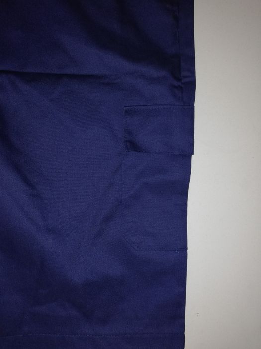 Calção multibolsos azul tamanho 42
