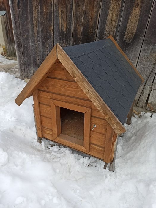 Buda dla psa. Ocieplana steropianem. Podwójna ściana