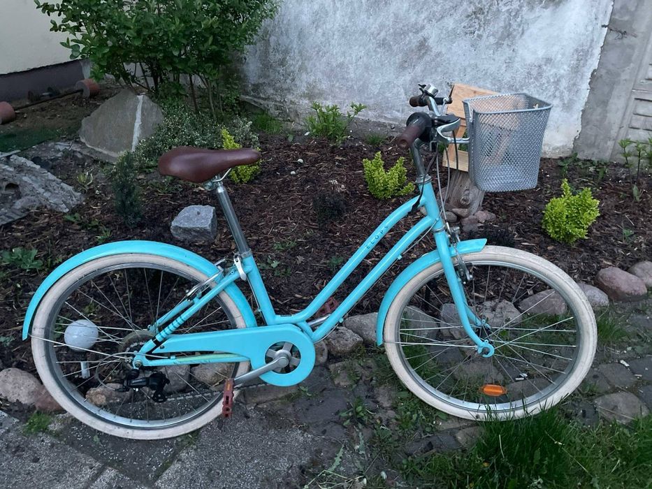 Rower damka turkusowy damski