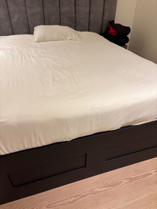 cama + estrado + colchão