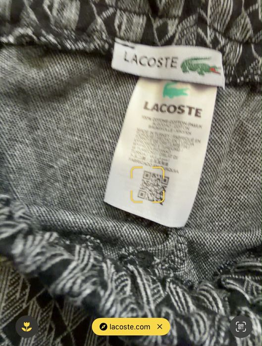 Dres meskie Lacoste