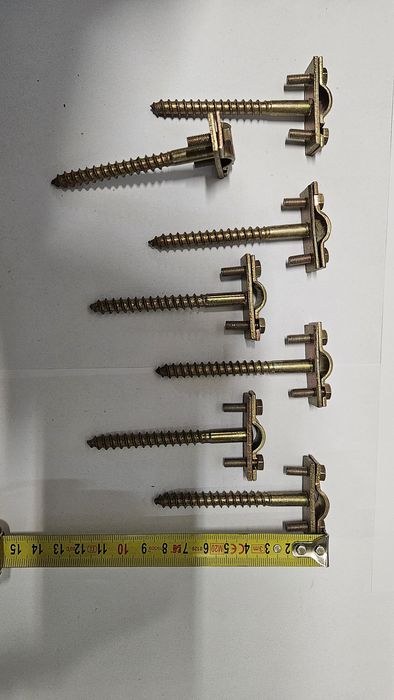 Uchwyt bednarki, drutu odgromowego, kontrolne ocynk odgrom