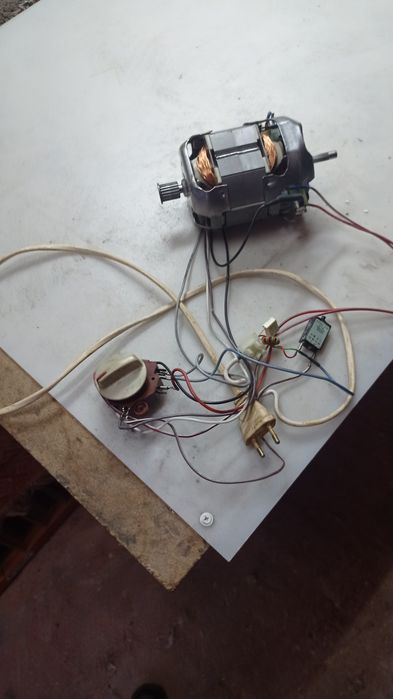 Motor completo com interruptor