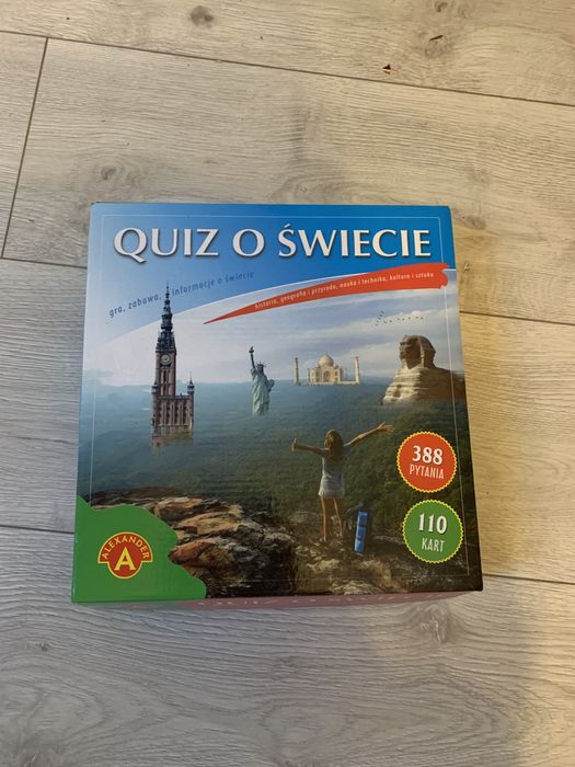 Gra planszowa Quiz o świecie dla całej rodziny