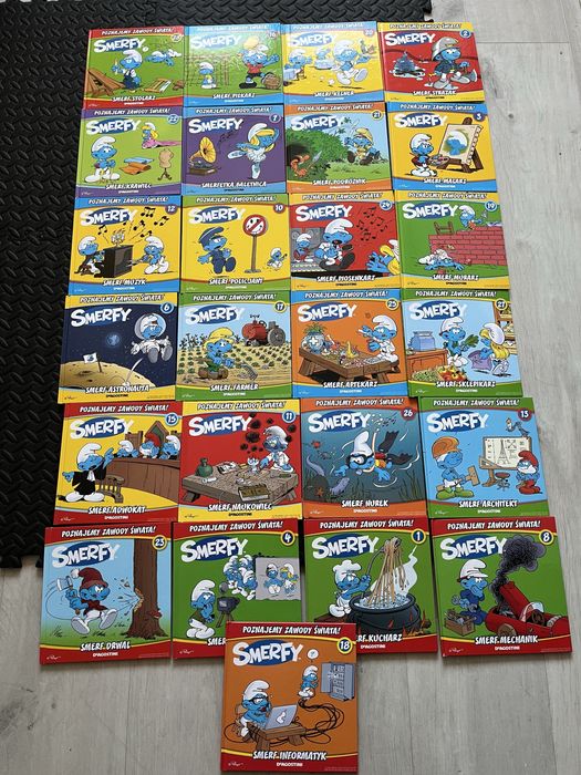 Smerfy Poznajemy zawody 25 sztuk gratis