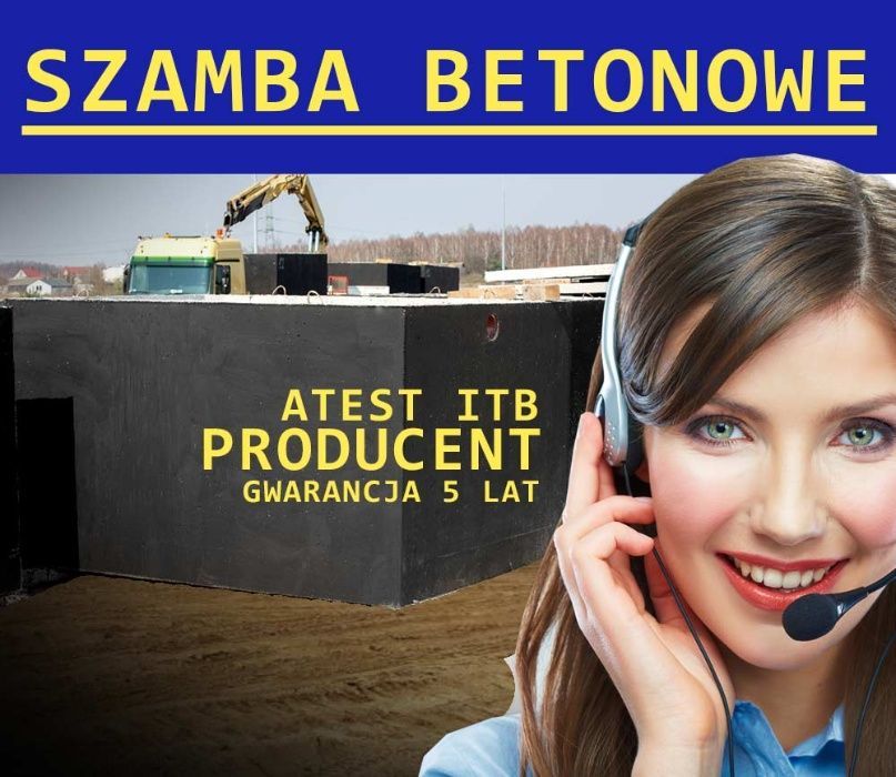 Zbiornik betonowy 12m3 gnojówkę, szambo dla rolnika CHEŁM