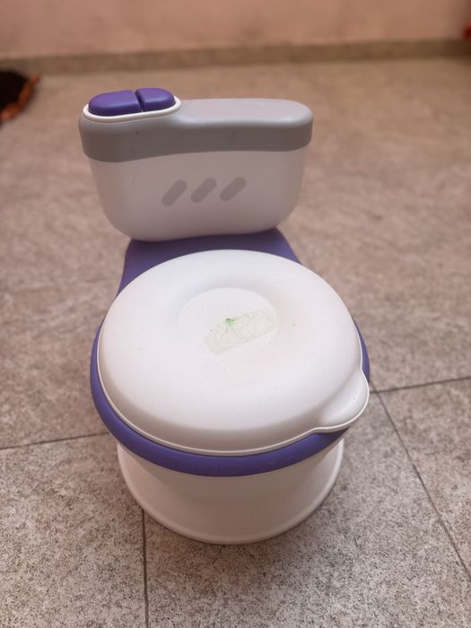 Nessa baby penico com compartimento traseiro para papel higiênico