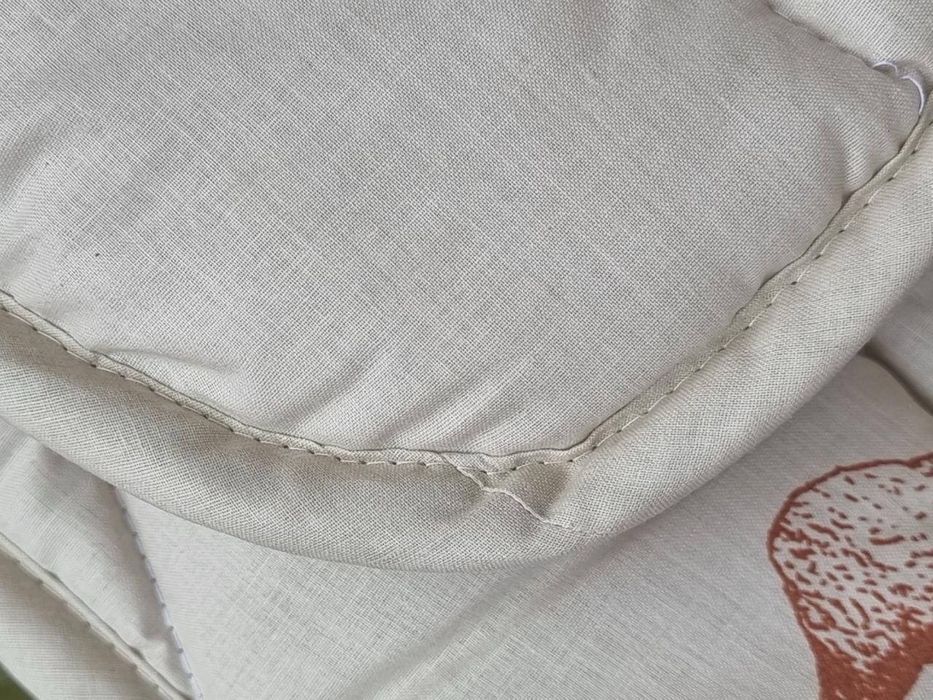 Ковдра вовняна зимова Viluta 220х200, бавовняна тканина чохла, тепла