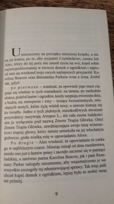 Cichym ścigała go lotem. Joe Alex/