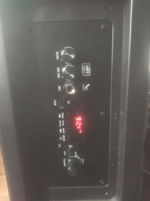 Портативна Bluetooth колонка+ караоке Grunhelm GW-818BM