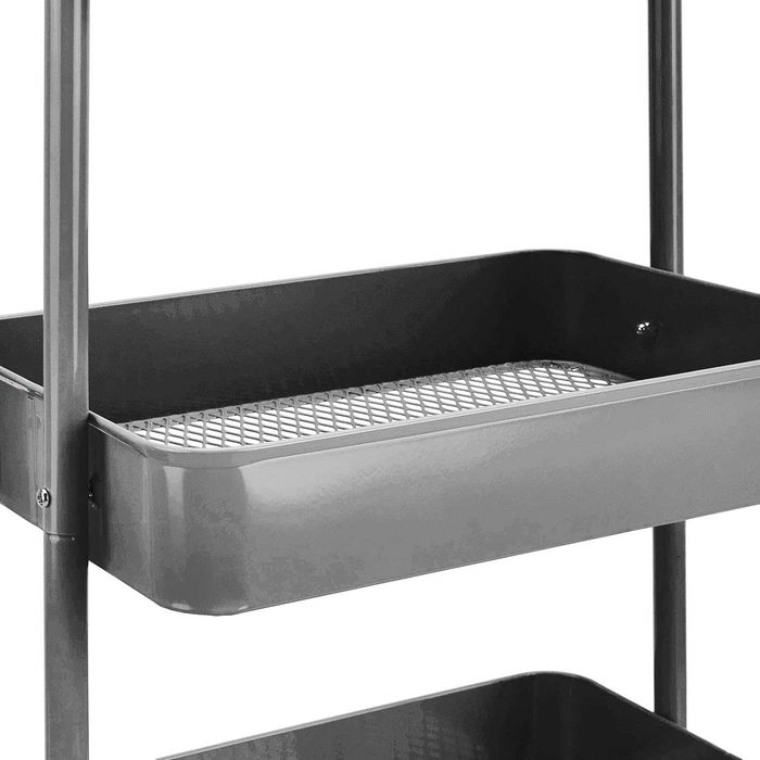 Carrinho de cozinha quarto sala [cinza/branco/rosa/menta] ENVIO GRÁTiS
