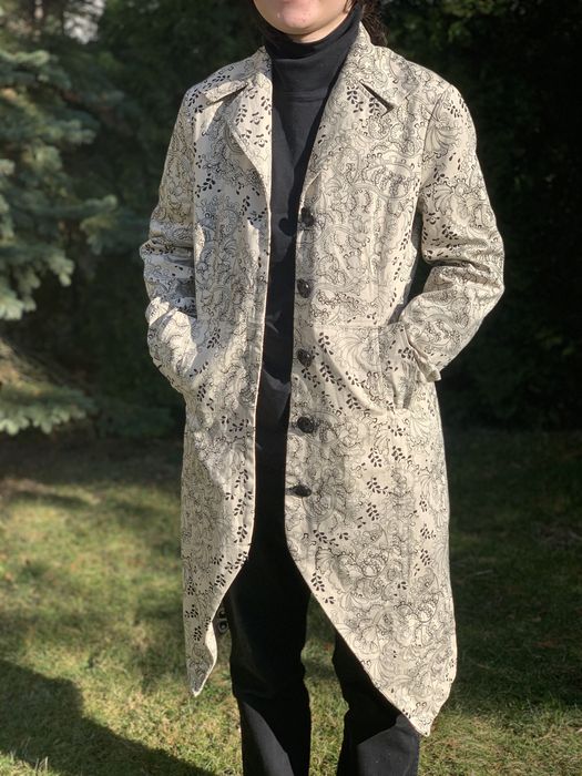 Designerski płaszcz bawełniany St-martins rozm. XL