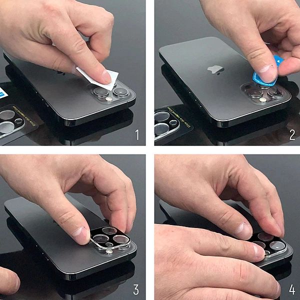 Wozinsky Full Camera Glass szkło hartowane 9H na cały aparat kamerę iP