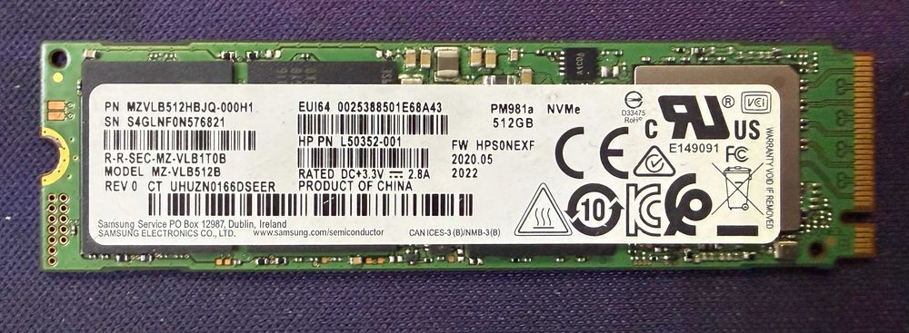 samsung pm981a - купити комплектуючі для ПК - Ціна на OLX.ua