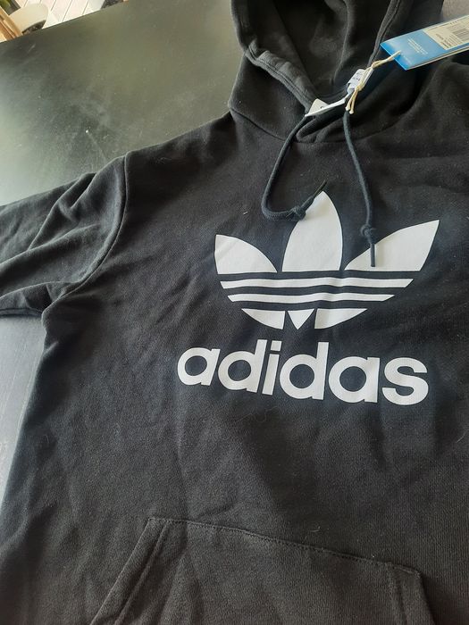 Adidas Bluza H06667 TREFOIL HOODY (blackwhite))