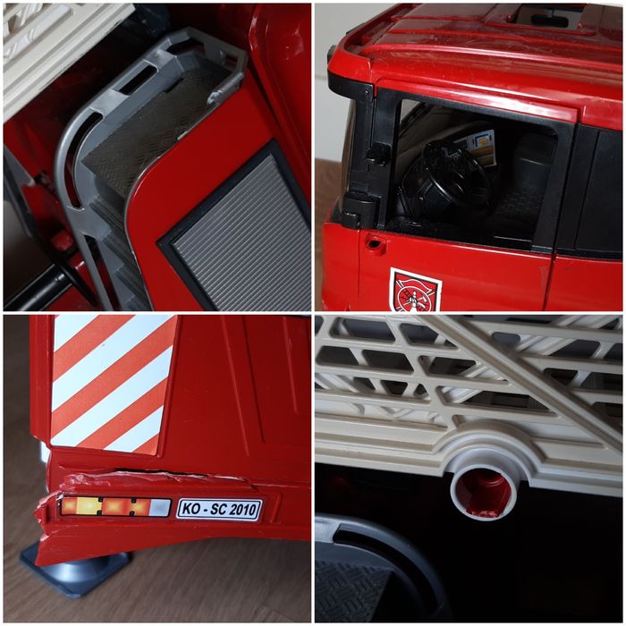 Bruder пожежна машина та евакуатор