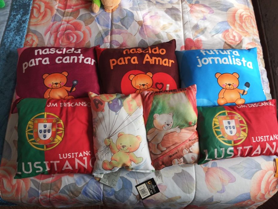 Conjunto de 7 almofadas