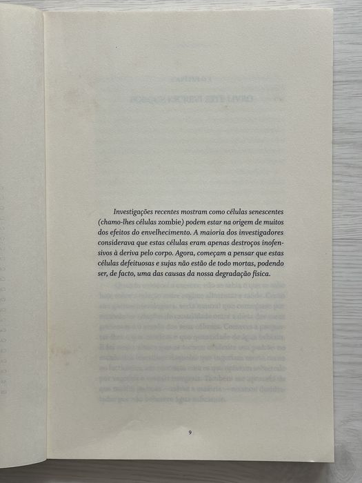 Livro “A enzima para rejuvenescer”