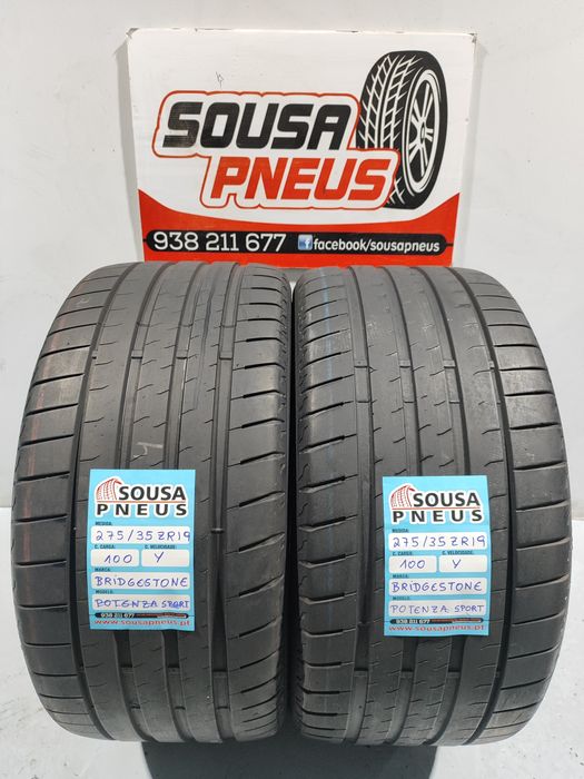 2 pneus semi novos 275-35R19 Bridgestone - Oferta dos Portes