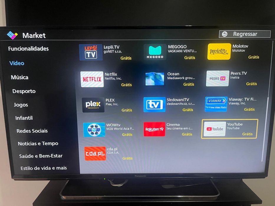 Tv smart 40 polegadas panasonic full hd451422282549841923