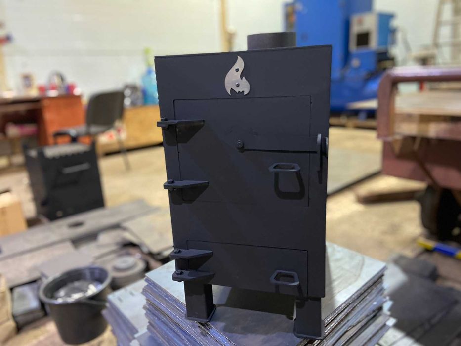 Піч опалення Буржуйка 30 м2 пічка печка камін булер"ян Розпродаж-35%