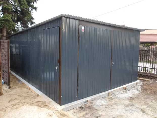 OKAZJA! Garaż Blaszak Wzmocniony 4x5 4x6 Garaże Blaszane Wzmocnione !