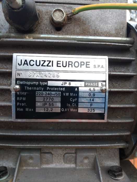 Pompa do. jacuzzi.