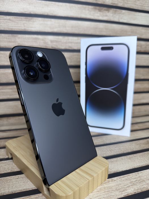 iPhone 14 Pro/Space Black(Czarny)/100% Kondycji/Rewelacyjny Stan/Pełen Zestaw
