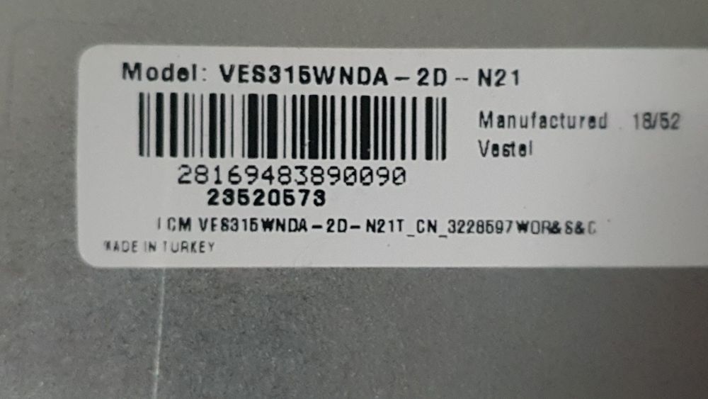 Peças para tv 32" electrónica ou kunft modelo apolo