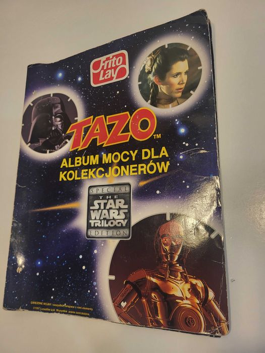 tazos star wars gwiezdne wojny album kolekcjonerski