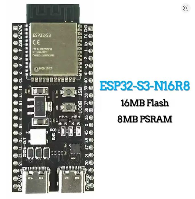 ESP32 DevKit V1\V4\ETH01\C3\C3 oled\C6\S3\T-display 1.14\CYD – Wi-Fi + Bluetooth плата в корпусі антеною