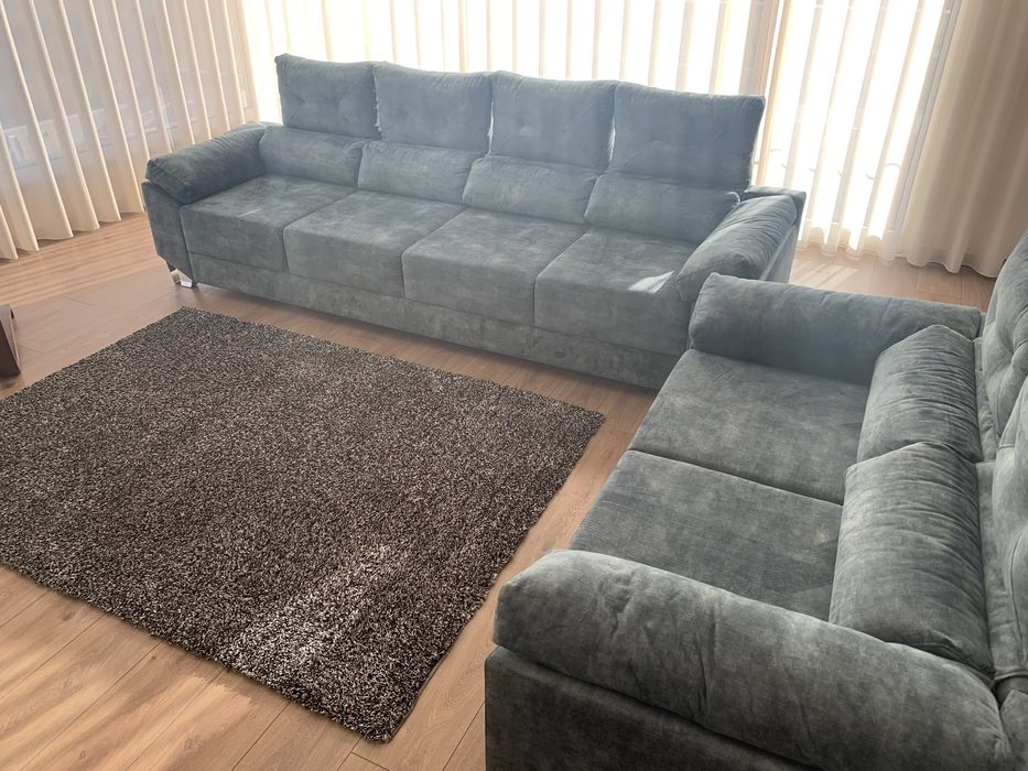 Sofás como novos viscoelasticos Turcifal • OLX Portugal