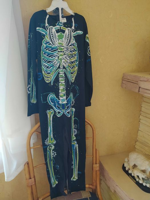 костюм на Хелловін Halloween скелет skeleton світиться  f&f 9-10р 140с