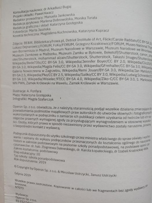 Historia 1 cz. 2 OPERON podręcznik