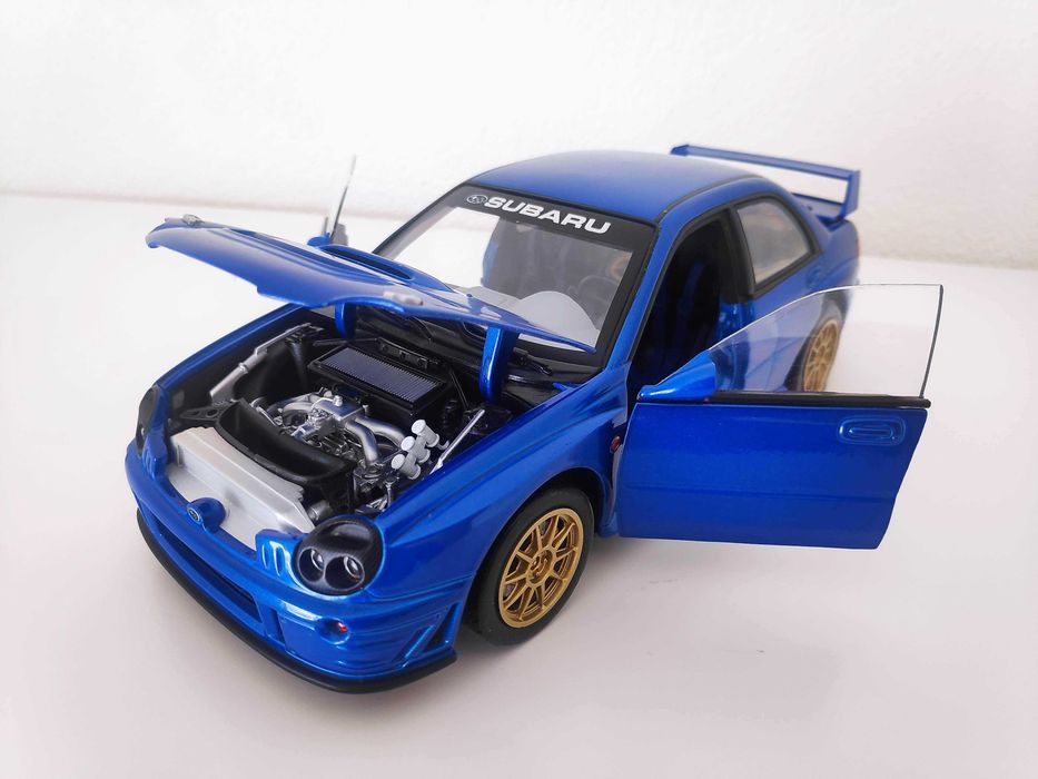 subaru impreza, escala 1:18