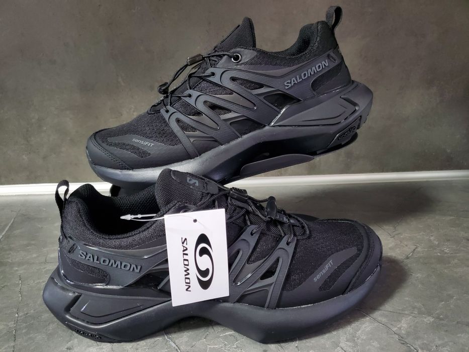 РОЗПРОДАЖ!!! Salomon  XT  PU. RE Advanced чорні чоловічі кросівки