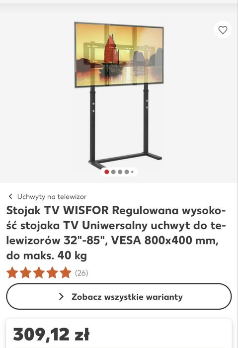 Stojak uchwyt do tv 32-85 cale