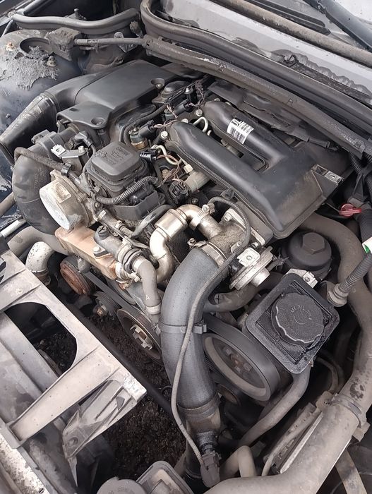 BMW E46 318d 318td SILNIK KOMPLETNY w aucie m47d20 204d4 turbo wtryski