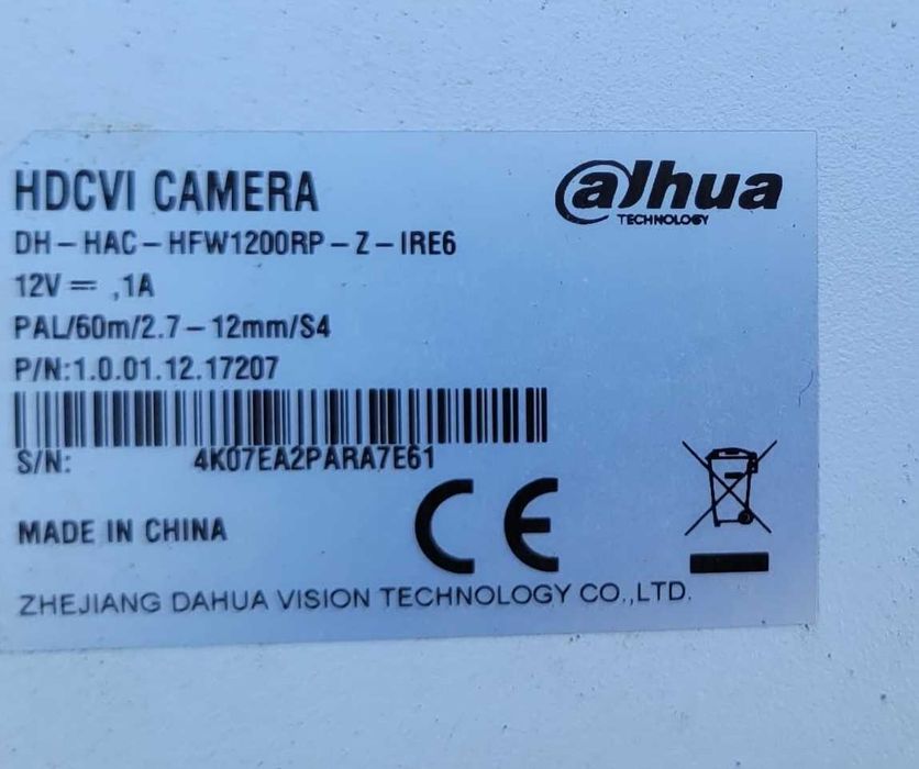 5 Câmaras de vigilância CCTV usadas, funcionantes