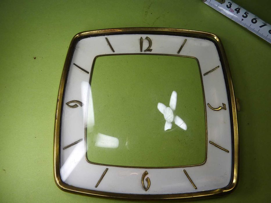 Stare Zegary 10 Tarcza Zegar cyferblat !6 x 16  cm z szybą