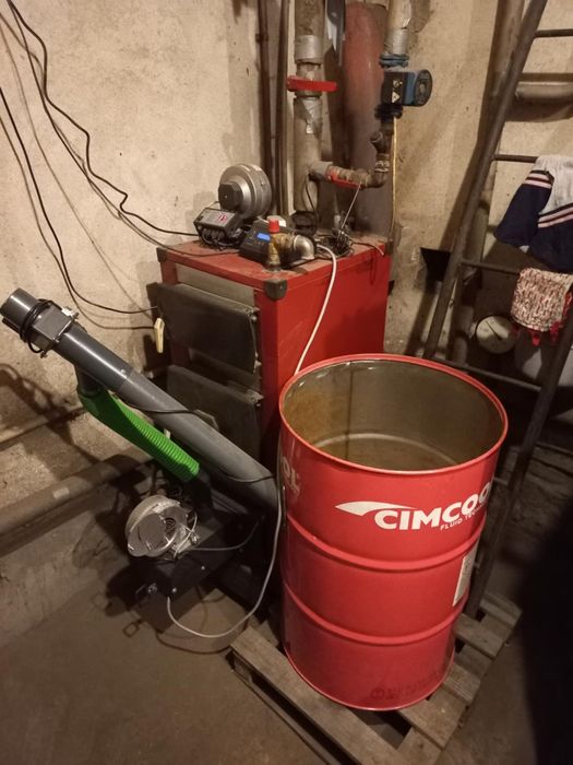 Palnik na pellet SOLIDNY samoczyszczący ruchomy ruszt - komplet!